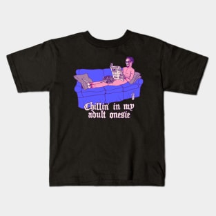 Chillin' In My Adult Onesie Kids T-Shirt